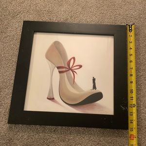 Golfer on a shoe wall art